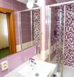 Hotely*** Bystrina Demänovská Dolina 3082 - třílůžkový pokoj:   (1 x  manželská postel, 1 x  samostatné lůžko),  Vlastní koupelny v pokoji (sprcha, umývadlo, WC v koupelně), TV+SAT, rádio, telefon, internet zdarma